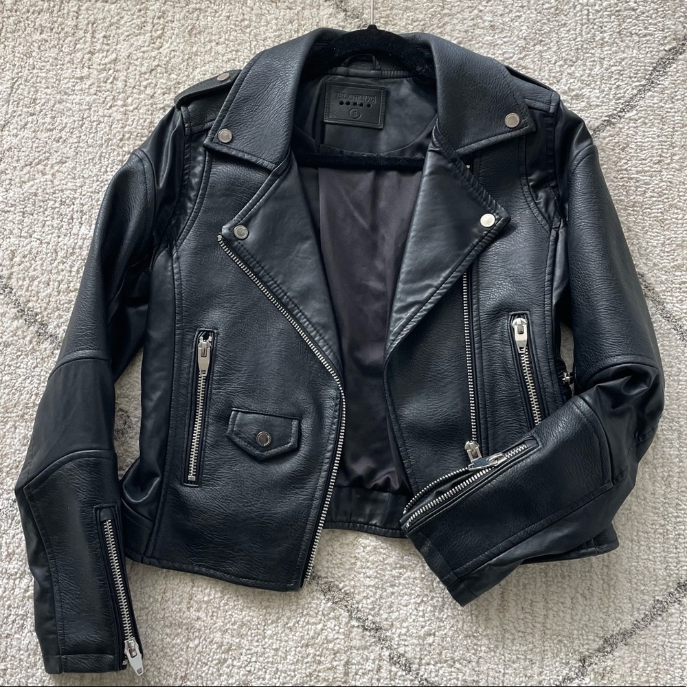 Blank NYC Faux Leather Moto Jacket